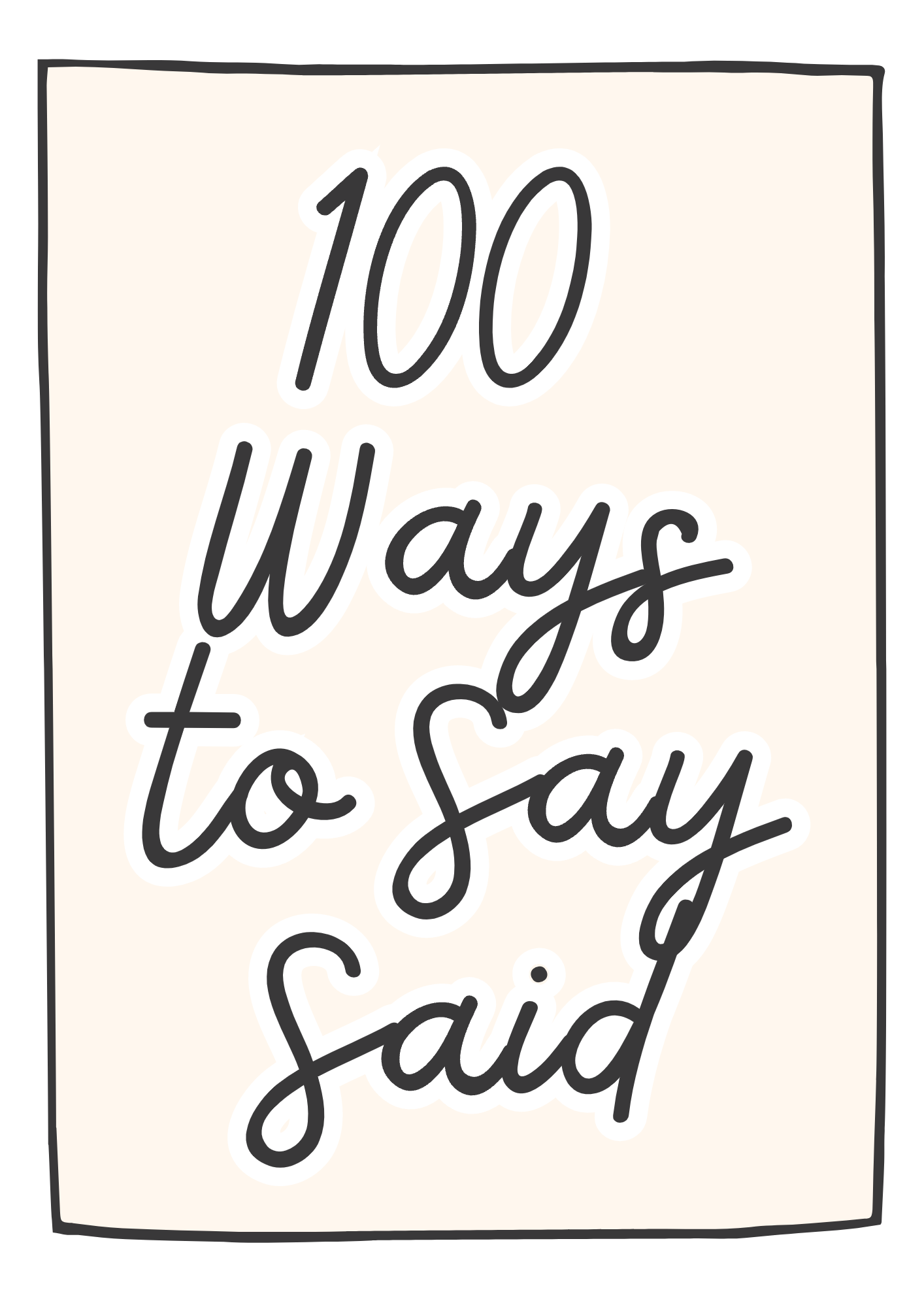 100 Ways to Say Word Scramble and Wordsearch