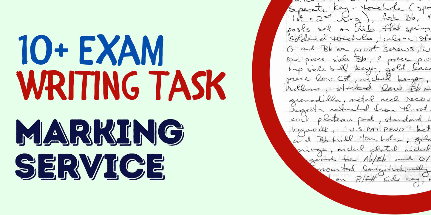 10 Plus Exam Writing Task and Marking and Feedback Service
