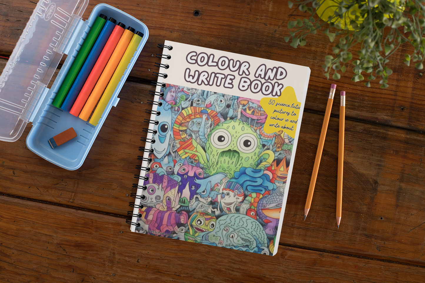 Colour and Write Printed Book | Colour Your Own Book | Book Posters | Colouring Book | Colouring Pages