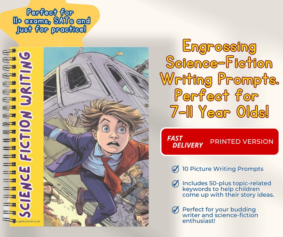 11 Plus Science Fiction Writing Prompts | Story Prompts | Writing Starters | Story Starters | Creative Writing