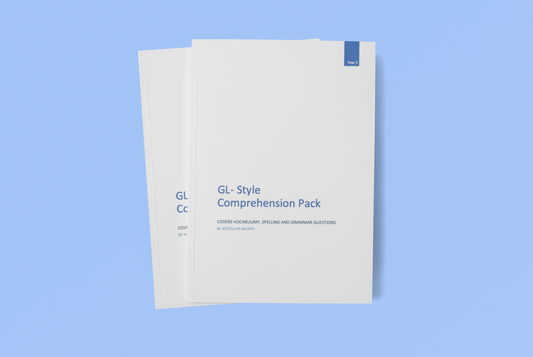GL STYLE English Comprehension Booklet - Instant Download