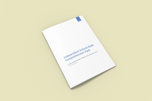 Independent School-Style English Comprehension Booklet - INSTANT DOWNLOAD