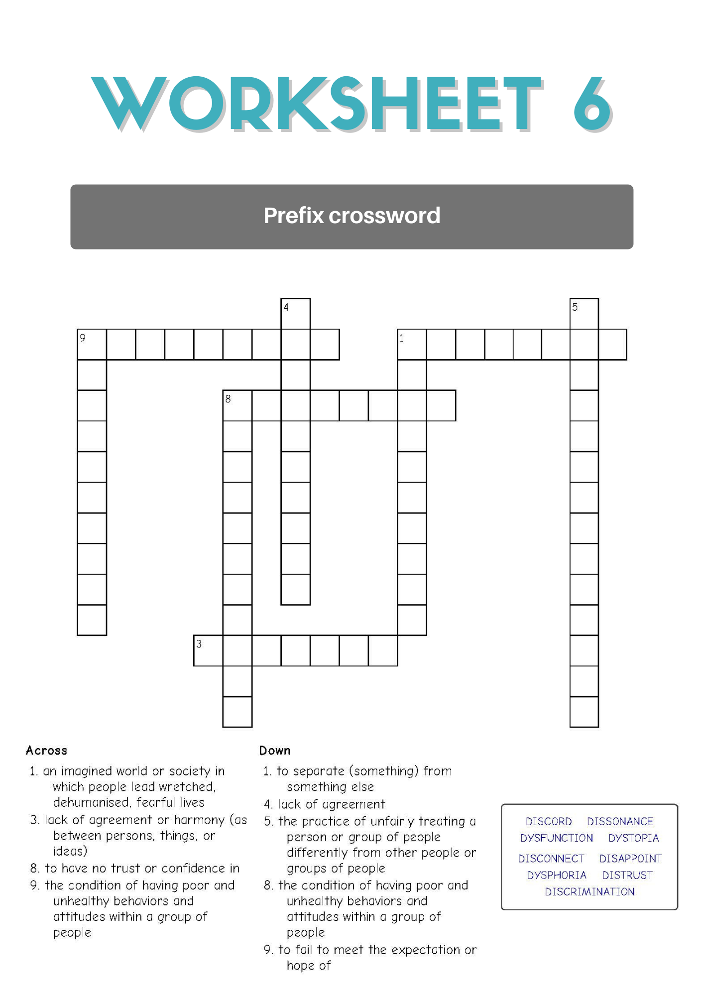 Prefixes, Suffixes and Roots Book