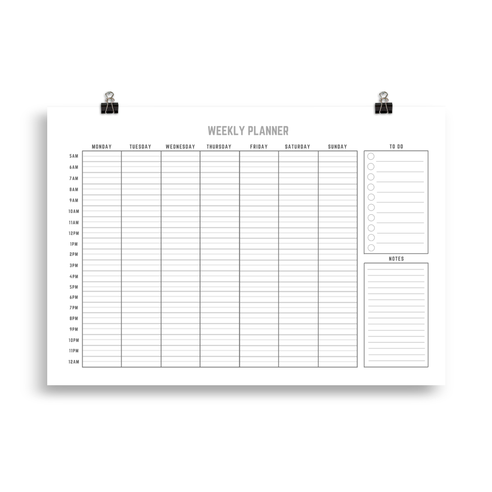 Revision Planner Poster for GCSE, SATs or 11 Plus | Printable | English Poster | Vocabulary Poster | Spelling Poster | Classroom Decor | Teacher Resource