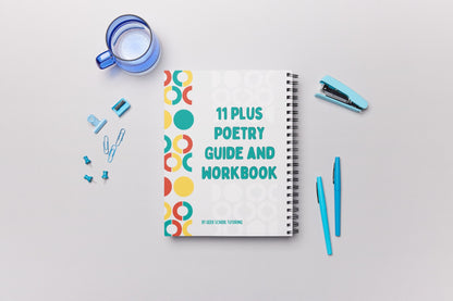 11 Plus Poetry Guide and Workbook | Poem Analysis | English Comprehension | Printed Book