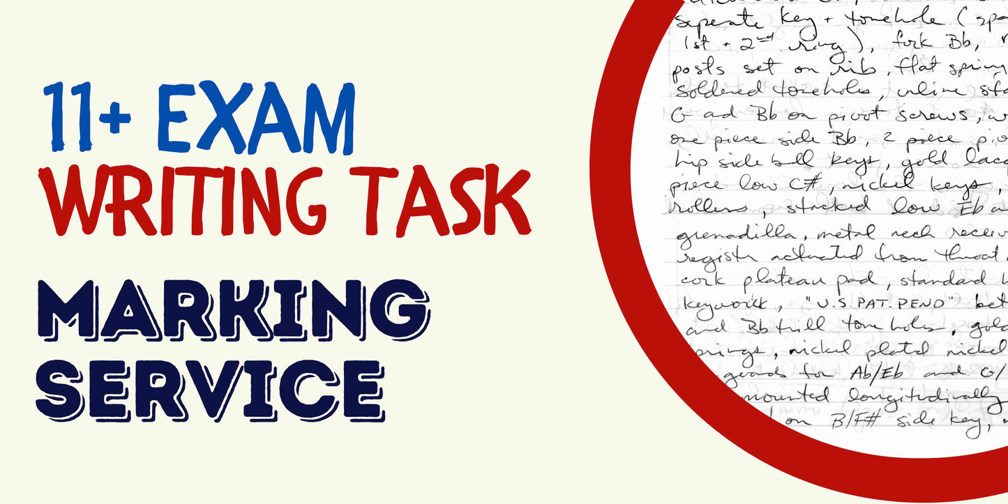 11+ Exam Writing Marking and Feedback Service