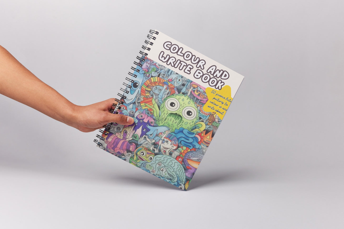 Colour and Write Printed Book | Colour Your Own Book | Book Posters | Colouring Book | Colouring Pages