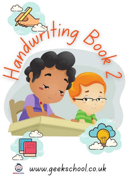 Reception (Kindergarten) (EYFS) Handwriting Printable Workbook 2 - Download