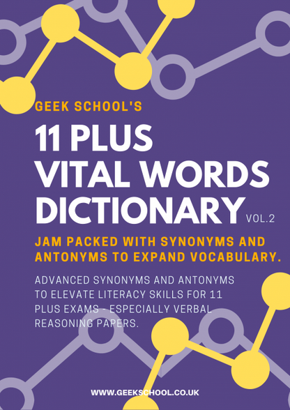 11 Plus Vocabulary Book