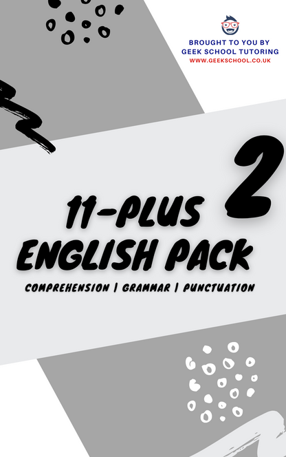 English Comprehension Packs 1, 2 and 3 - Instant Download