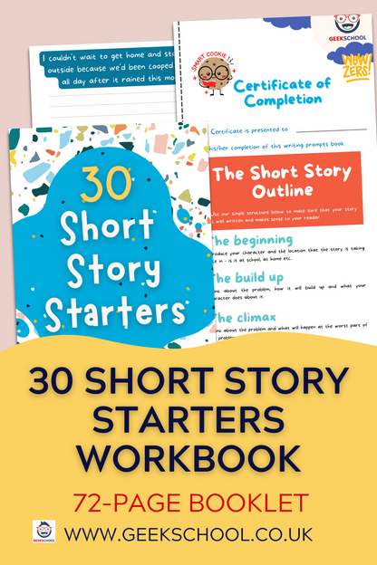 30 Short Story Starter Prompts Workbook